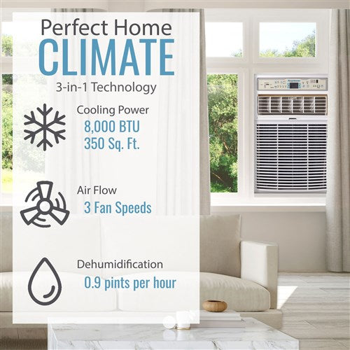 Keystone - 8,000 BTU Slider/Casement Window AC | - KSTSW08A