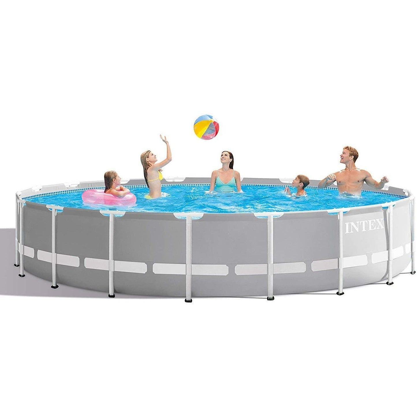 Intex 18ft x 48in Prism Frame Above Ground Pool Set